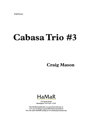 Cabasa Trio No. 3