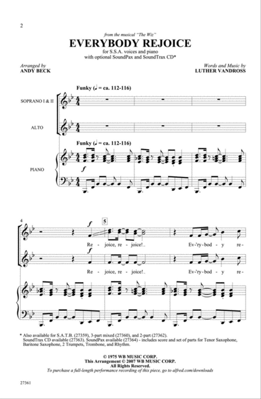 Everybody Rejoice Women's Choir scores gallery preview page 2