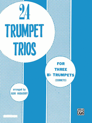 Book cover for 24 Trumpet Trios