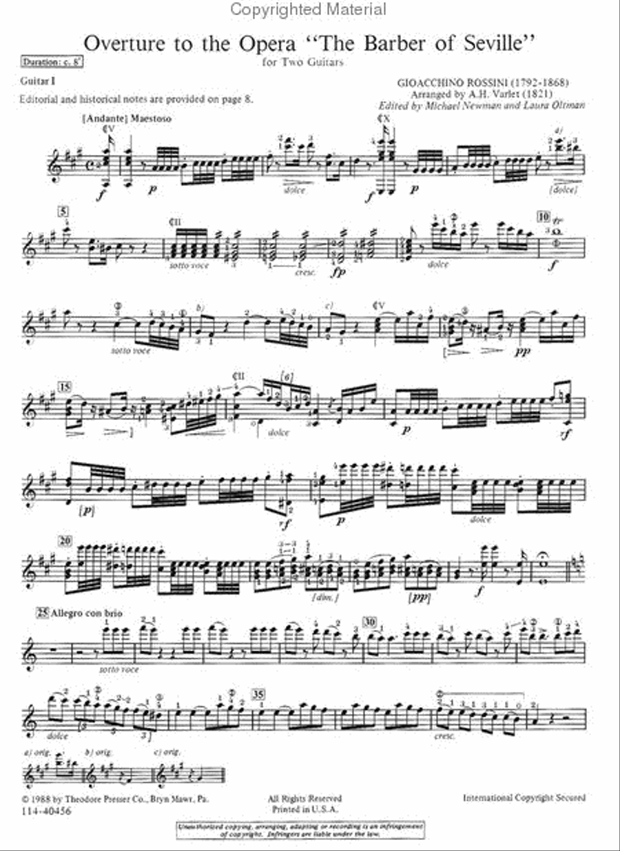 Overture To The Opera 