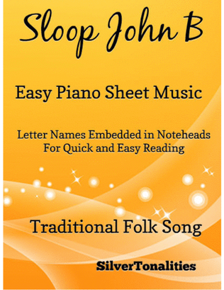 Book cover for Sloop John B Easy Piano Sheet Music Sheet Music