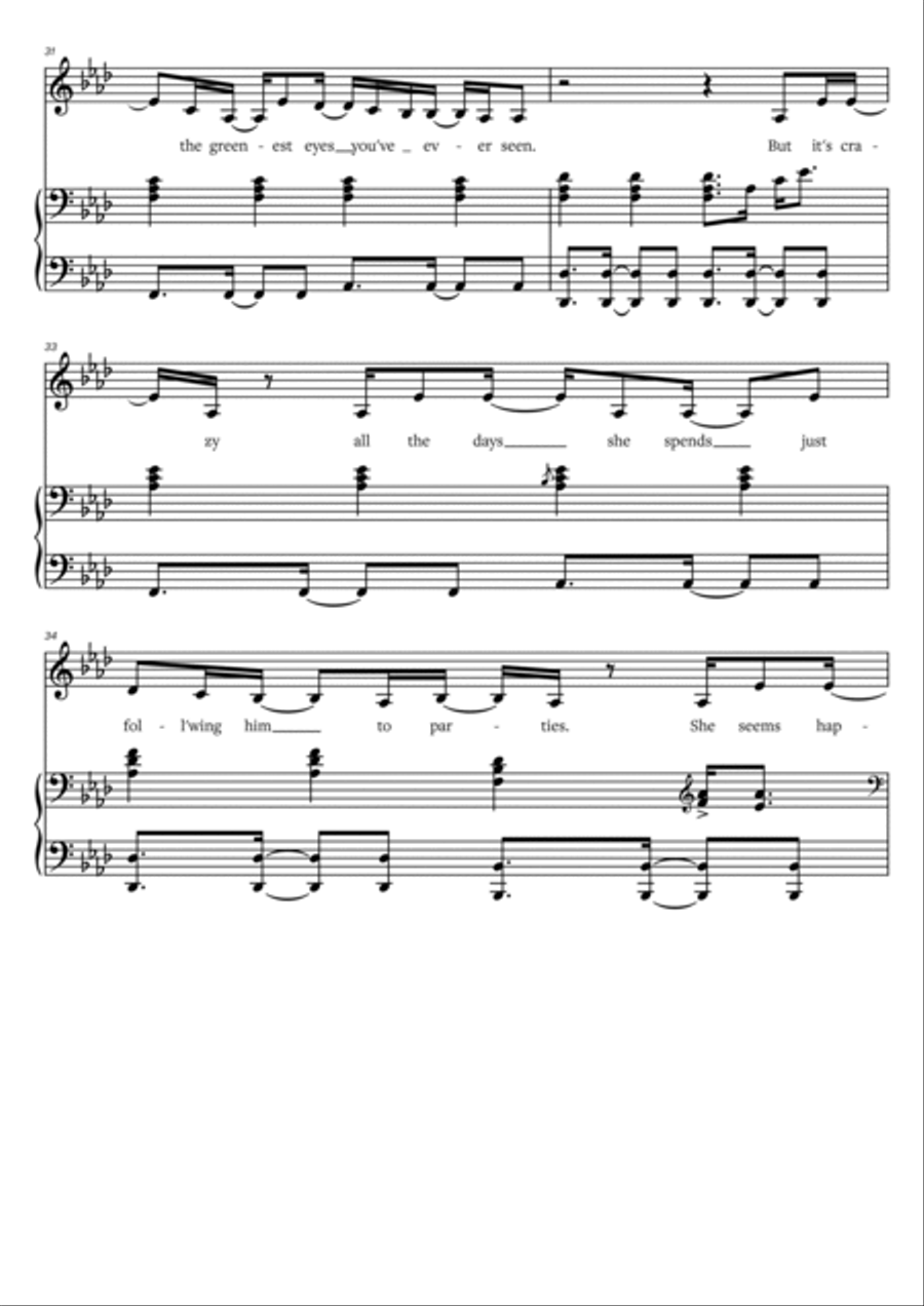 Don't Forget Me Don't Forget Me Voice scores gallery preview page 6