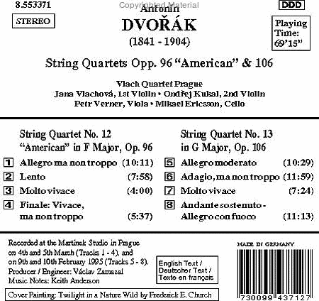 String Quartets Opp. 96 & 106 image number null