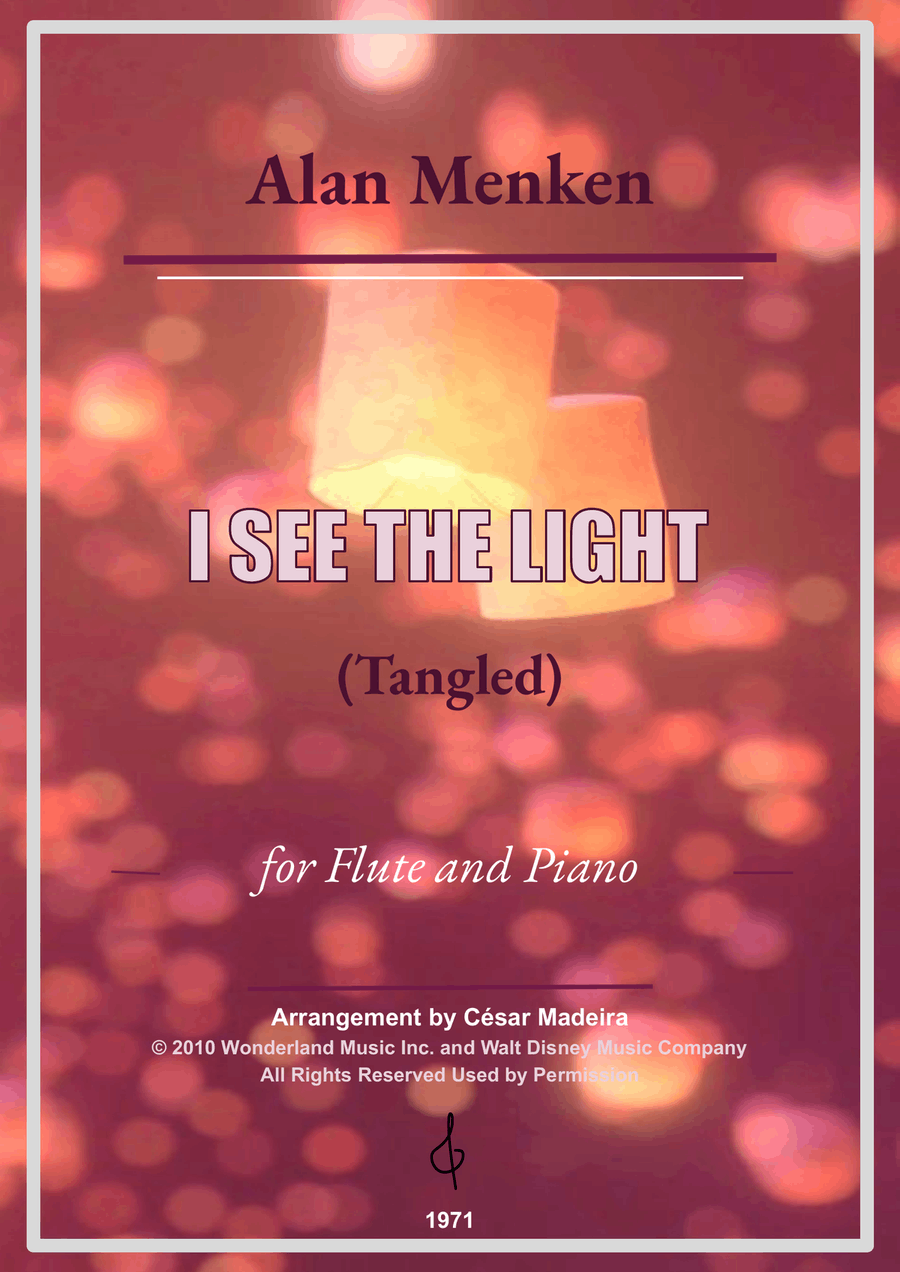 I See The Light Flute Solo scores gallery preview page 1