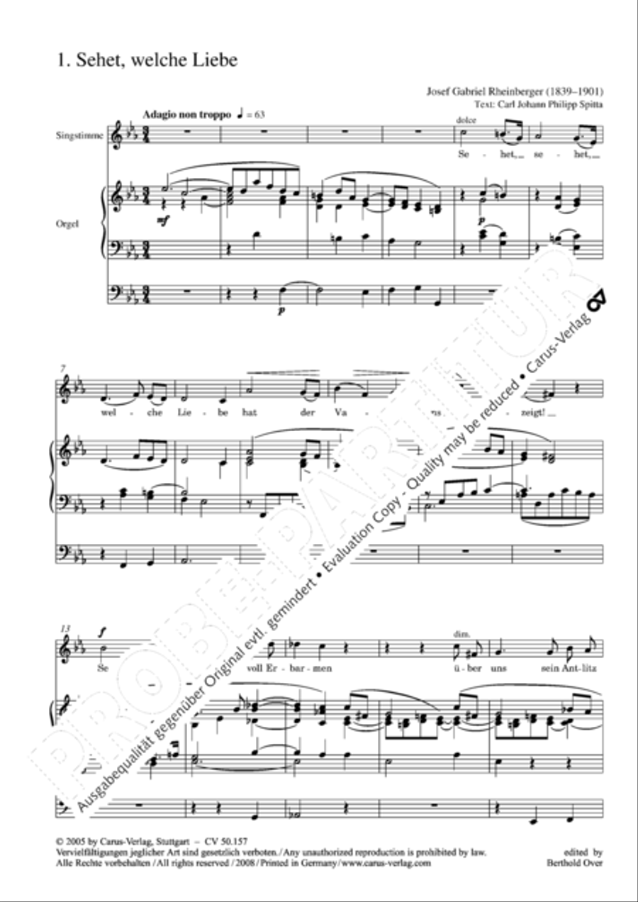 Sechs religiose Gesange op. 157 Score scores gallery preview page 5