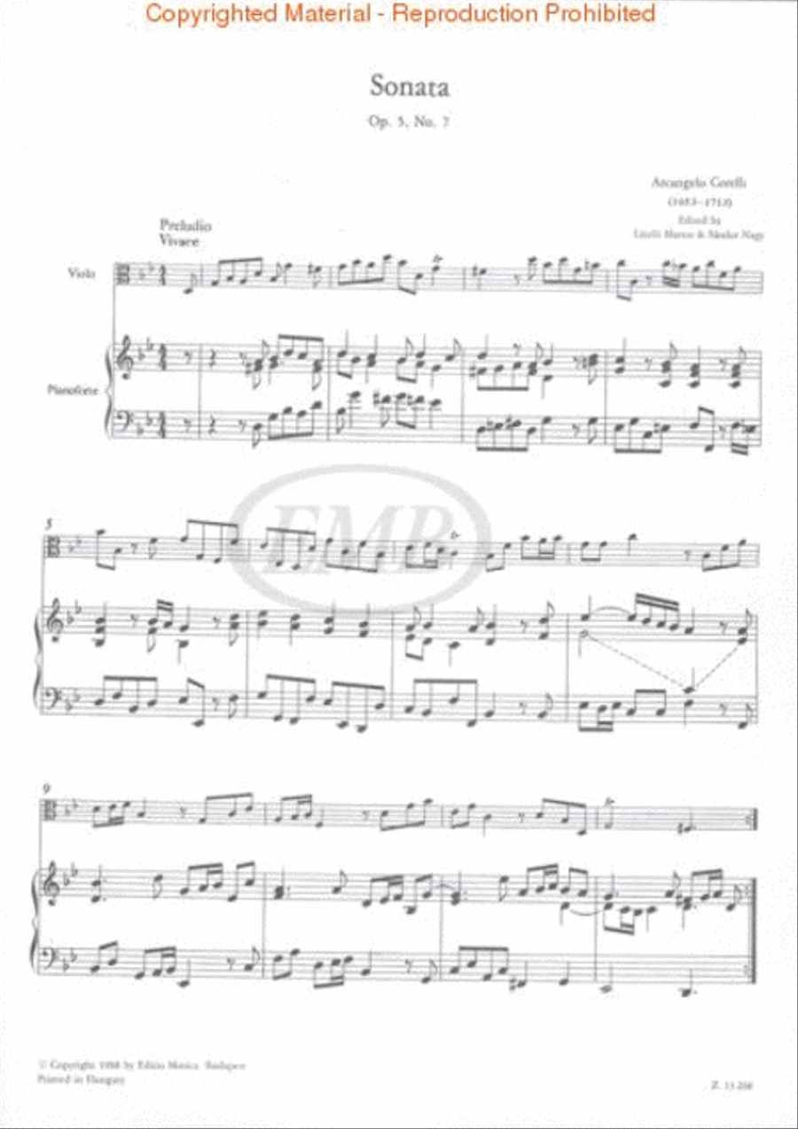 2 Sonatas, Op.5, Nos. 7-8 Piano Accompaniment scores gallery preview page 2