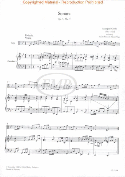 2 Sonatas, Op.5, Nos. 7-8