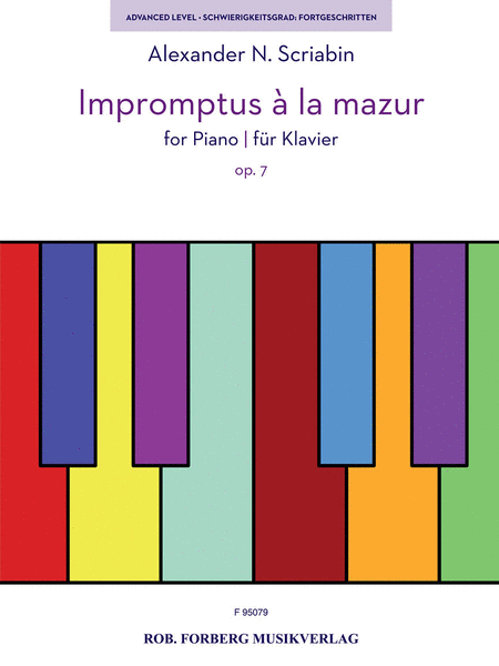 Scriabin : Impromptus a la mazur, Op. 7