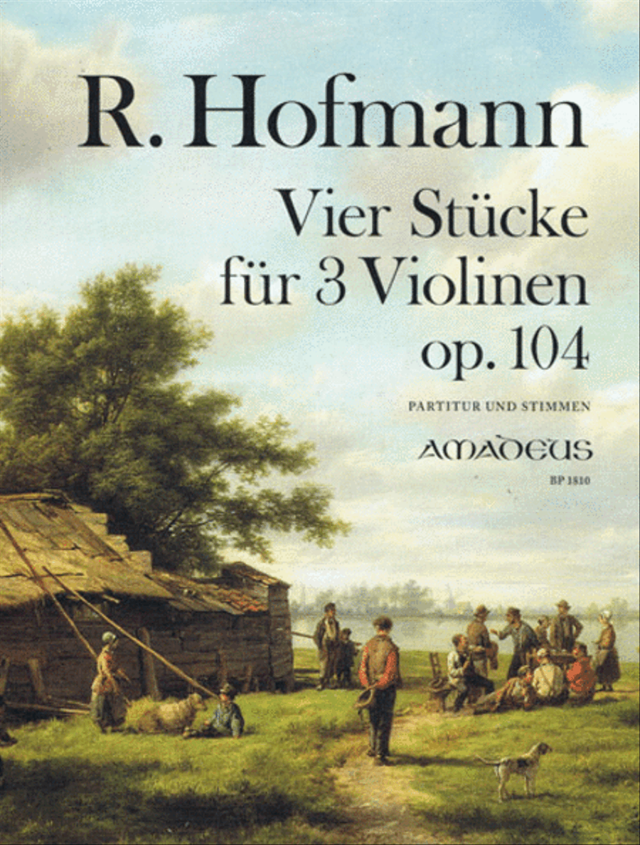 Four pieces op. 104 Four pieces op. 104 Violin scores gallery preview page 1