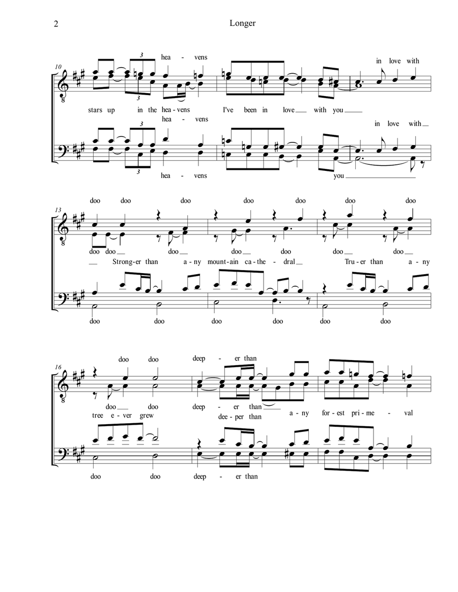 Longer Longer 4-Part scores gallery preview page 2