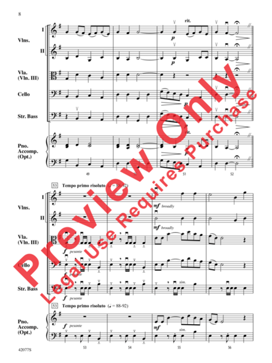 The Explorers String Orchestra scores gallery preview page 10