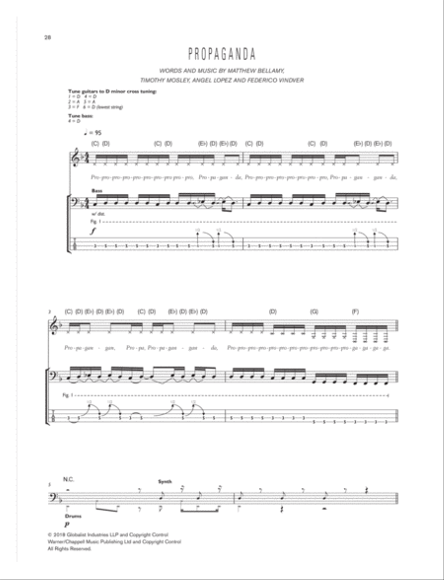 Simulation Theory Electric Guitar scores gallery preview page 4