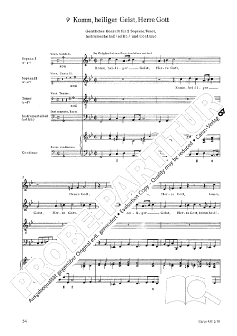 Opella Nova I. Teil 1618 Opella Nova I. Teil 1618 Collection / Songbook scores gallery preview page 55