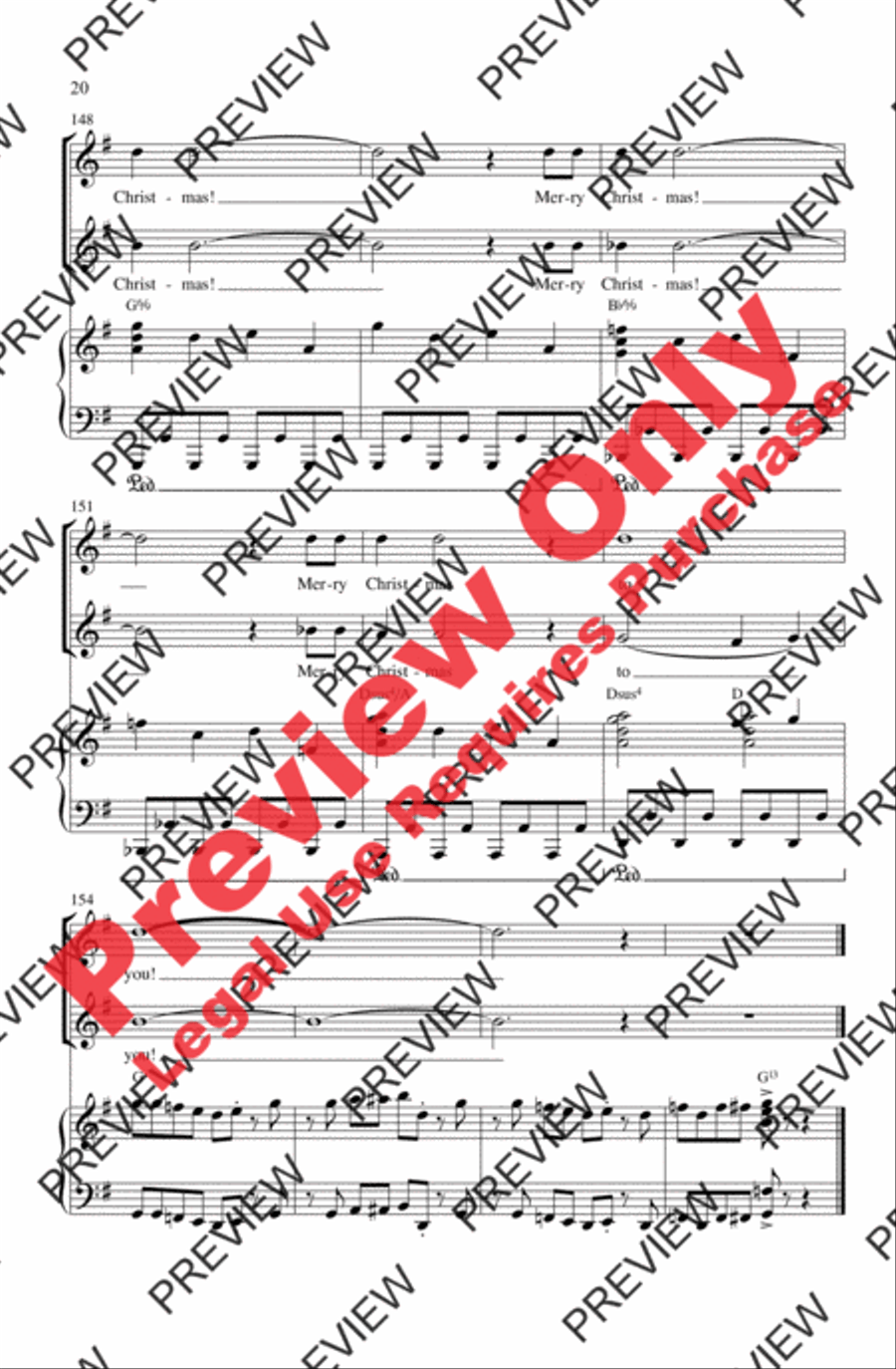 Jolly Jingle Christmas Medley 2-Part scores gallery preview page 20
