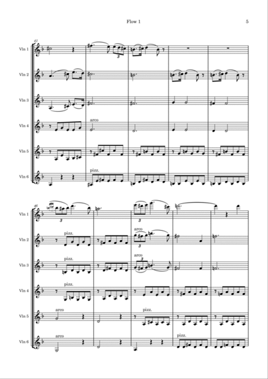 Serenade Violin scores gallery preview page 5