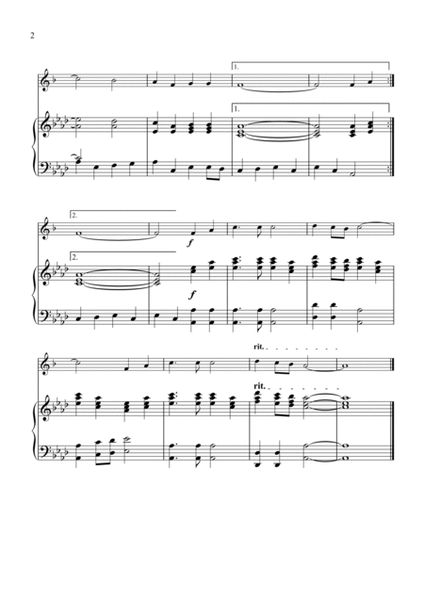 Kumbaya for Alto Saxophone and Piano image number null