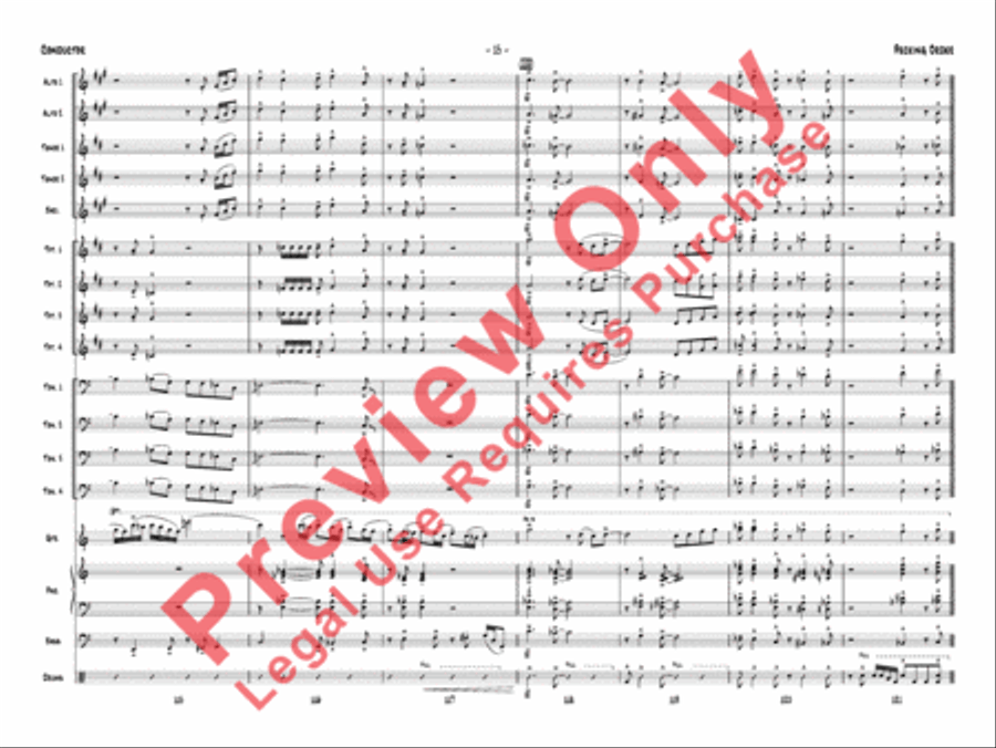 Pecking Order Jazz Ensemble scores gallery preview page 18