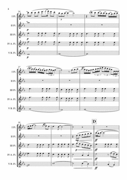 "Concierto De Aranjuez" Flute Choir arr. Adrian Wagner image number null