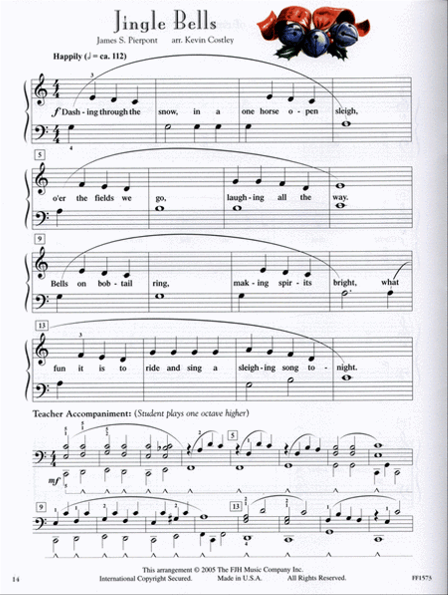 In Recital with Christmas Favorites, Book 1 Piano Method scores gallery preview page 2