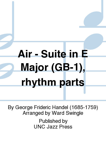 Air - Suite in E Major (GB-1), rhythm parts