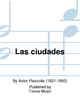Book cover for Las ciudades