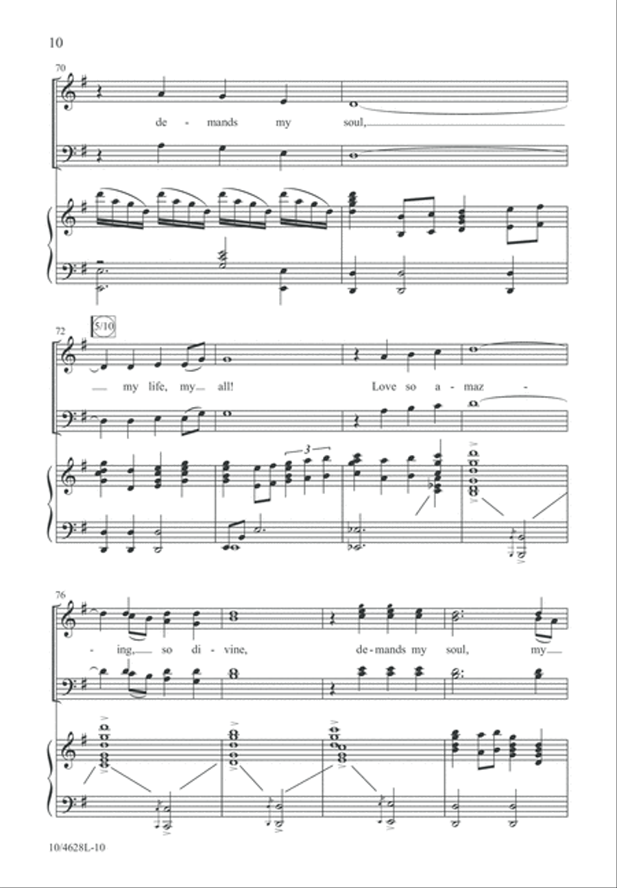 When I Survey the Wondrous Cross 4-Part scores gallery preview page 11