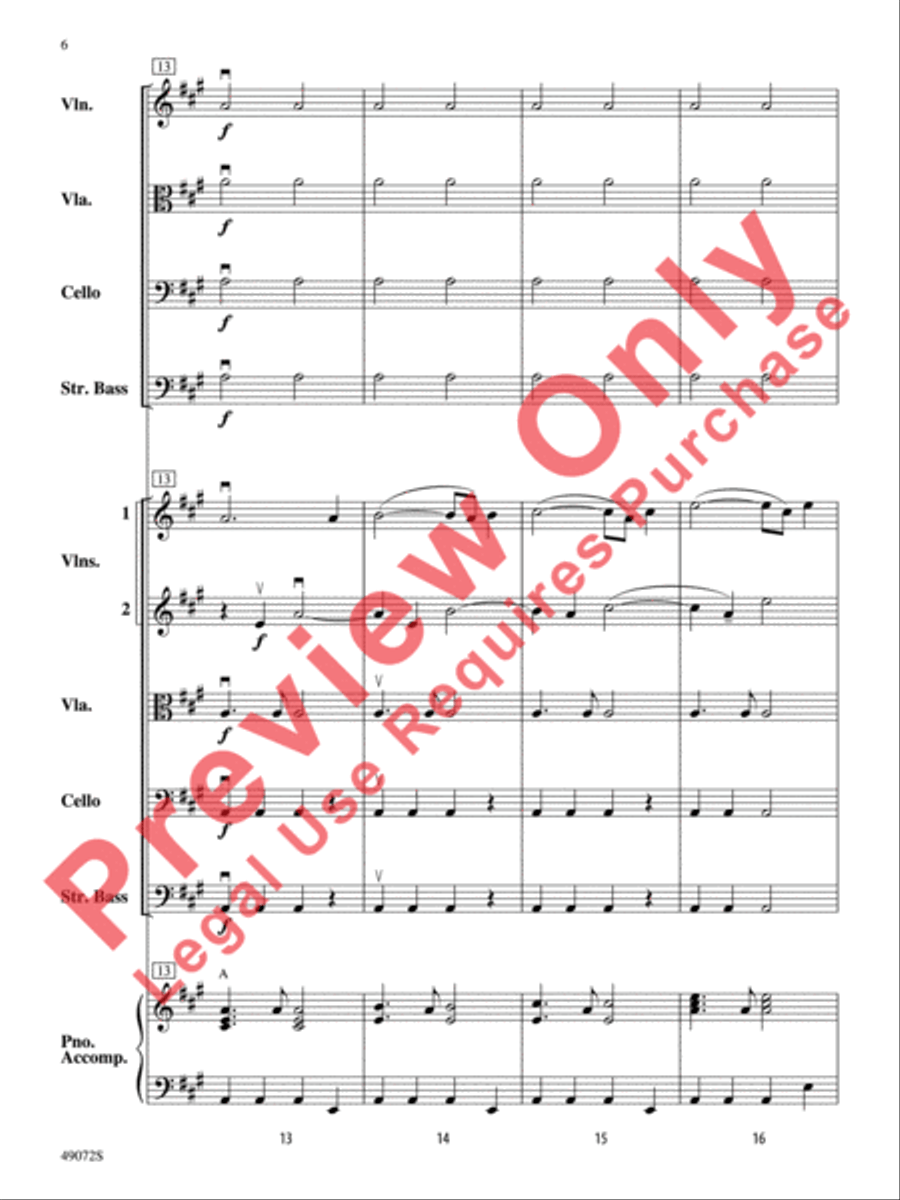 Arizona Sun String Orchestra scores gallery preview page 7