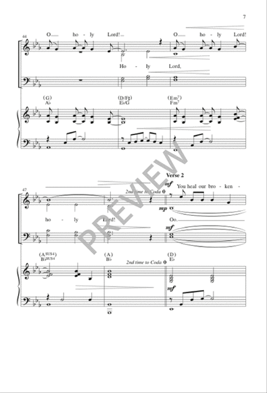 The Beginning and the End 4-Part scores gallery preview page 7