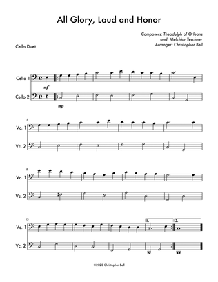 All Glory, Laud and Honor (Cello Duet)