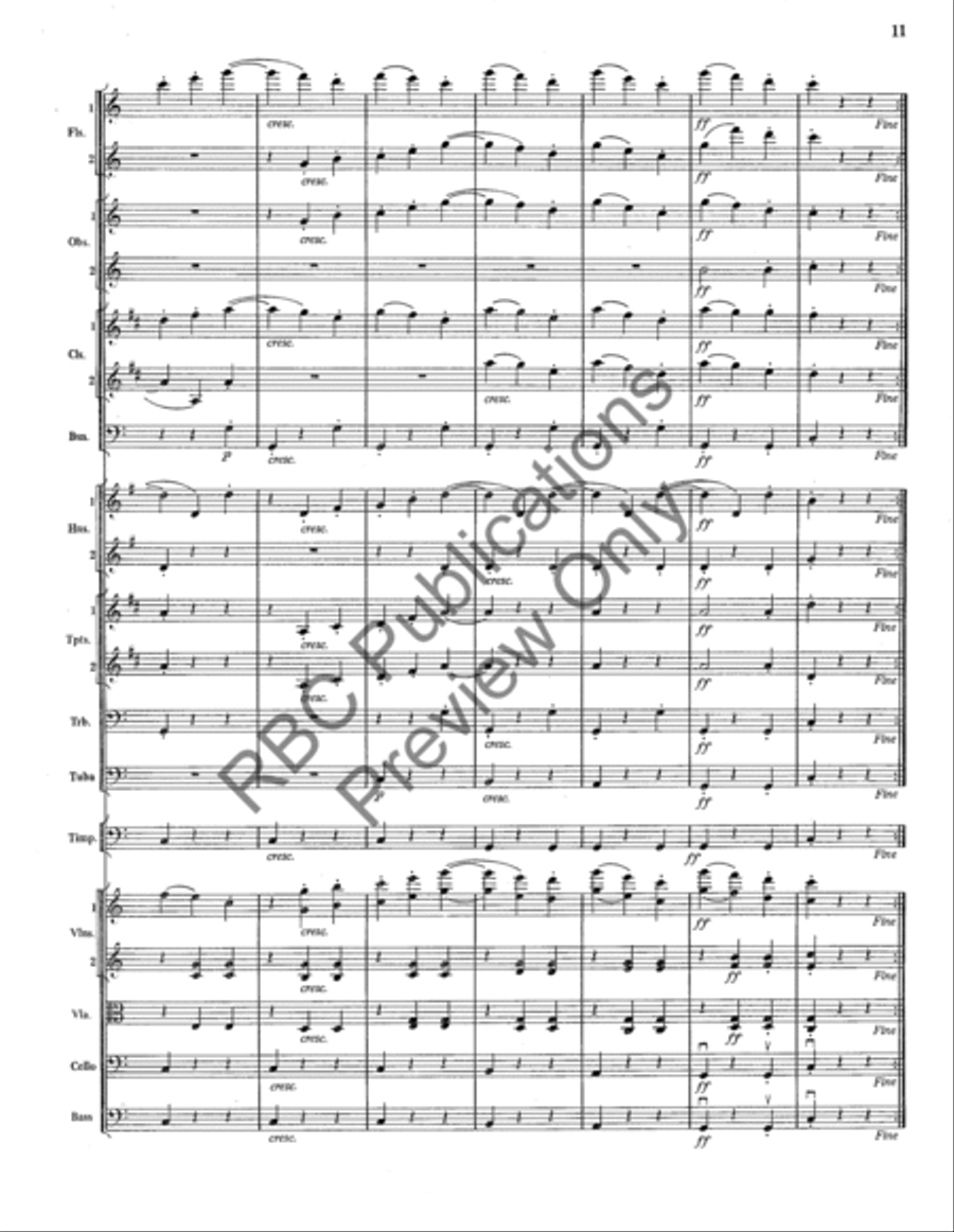 Scherzo From Serenade No. 1 (Score) Full Orchestra scores gallery preview page 12