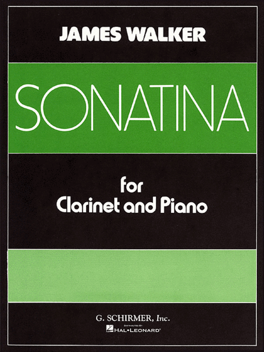 Sonatina Clarinet Solo scores gallery preview page 1