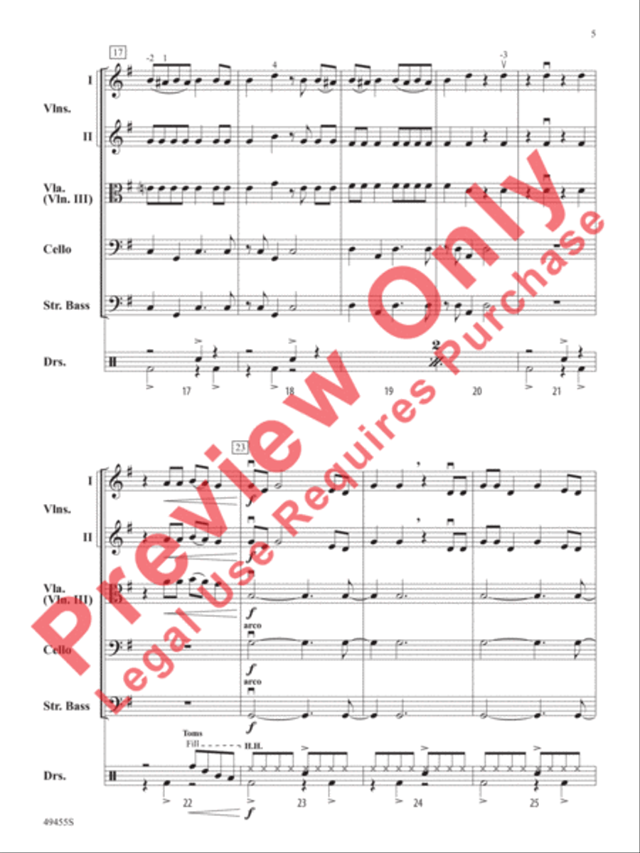 Fancy Like String Orchestra scores gallery preview page 6