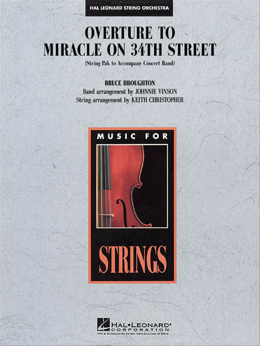 Bruce Broughton: Overture to Miracle on 34th Street