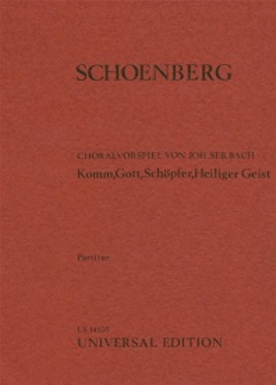 Bach-Schoenberg Chorale Preludes Choir scores gallery preview page 1