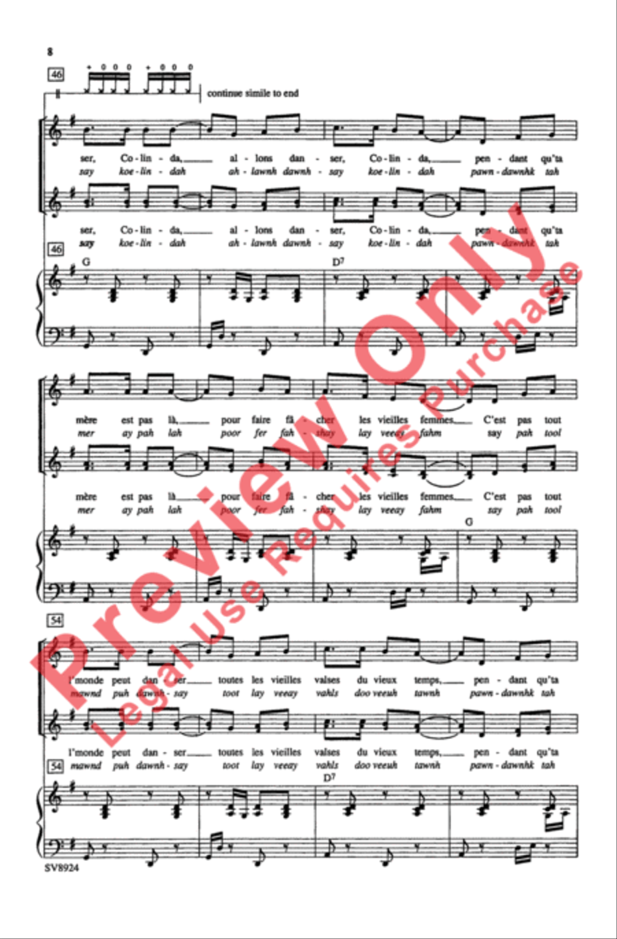 Colinda 2-Part scores gallery preview page 7