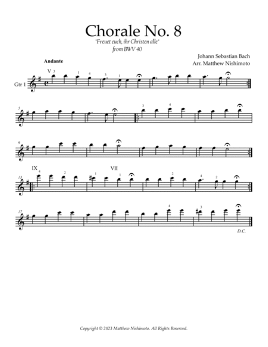 Chorale no. 8 (