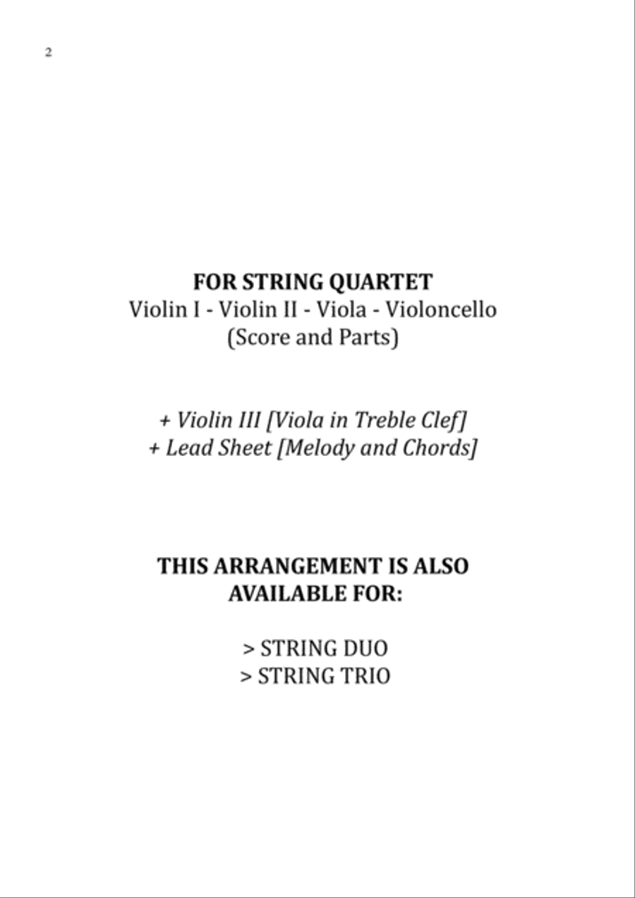 Rare String Quartet scores gallery preview page 2
