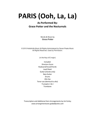 Book cover for Paris (ooh La La)