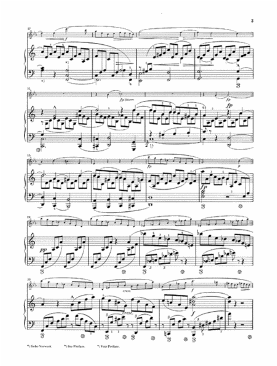 Fantasy Pieces for Piano and Clarinet Op. 73 Clarinet scores gallery preview page 3