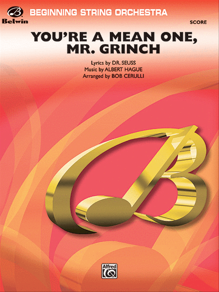 You're a Mean One, Mr. Grinch String Orchestra scores gallery preview page 1