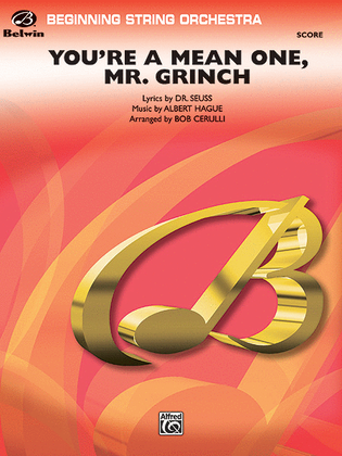 Book cover for You're a Mean One, Mr. Grinch