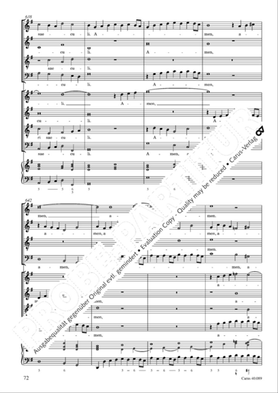 Credo a 8 voci 4-Part scores gallery preview page 73