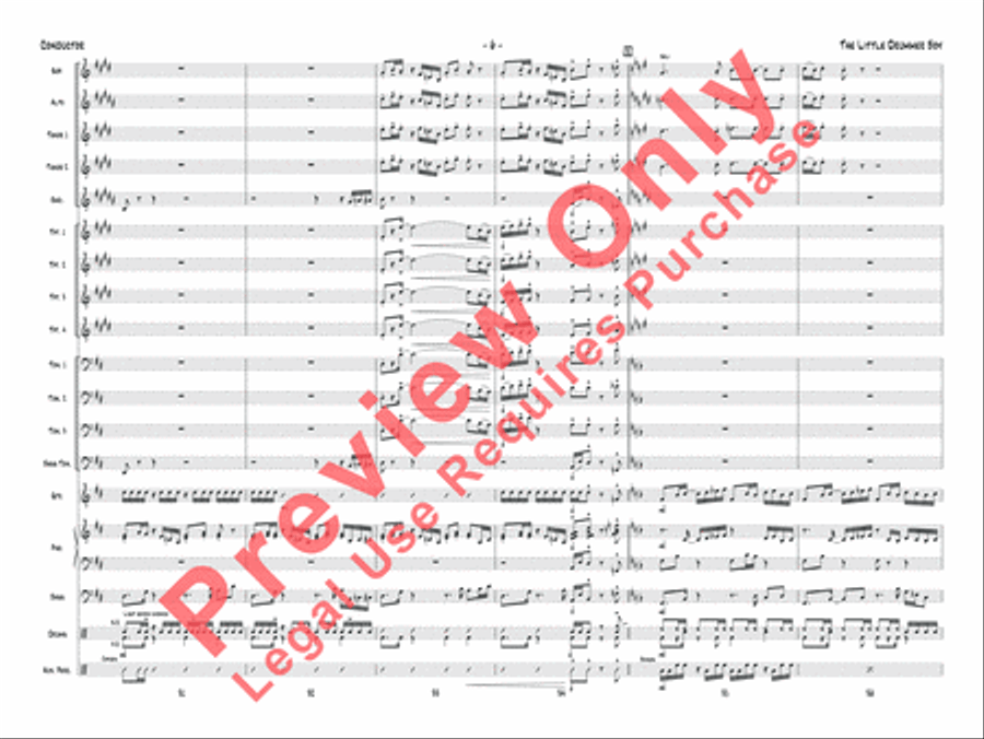 The Little Drummer Boy Jazz Ensemble scores gallery preview page 7