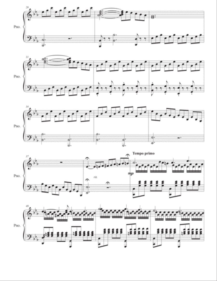 Sonatina in C Minor Piano Solo scores gallery preview page 3