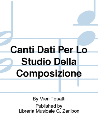 Canti Dati Per Lo Studio Della Composizione