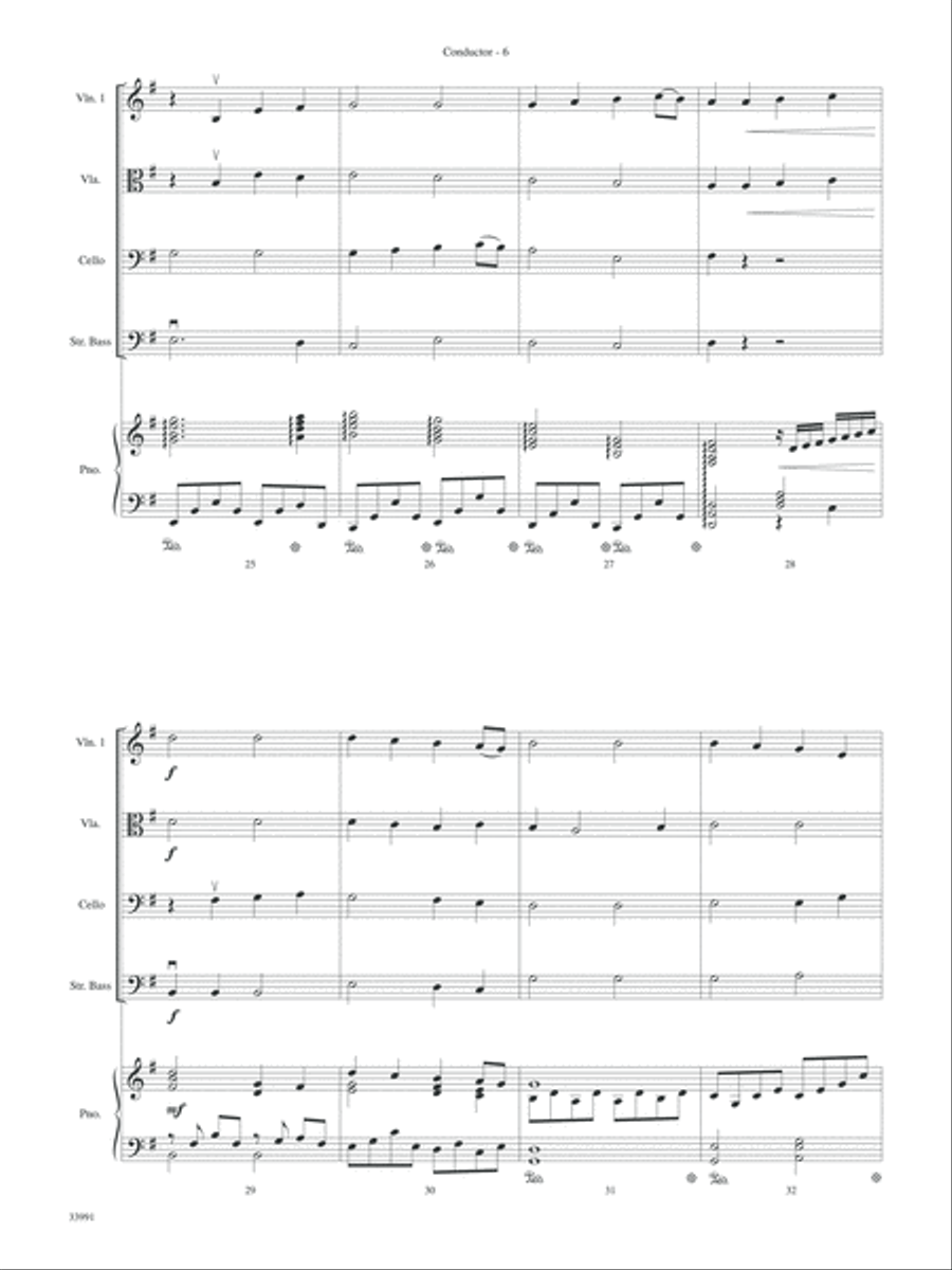 Around the World in One Concert: Score String Orchestra scores gallery preview page 6