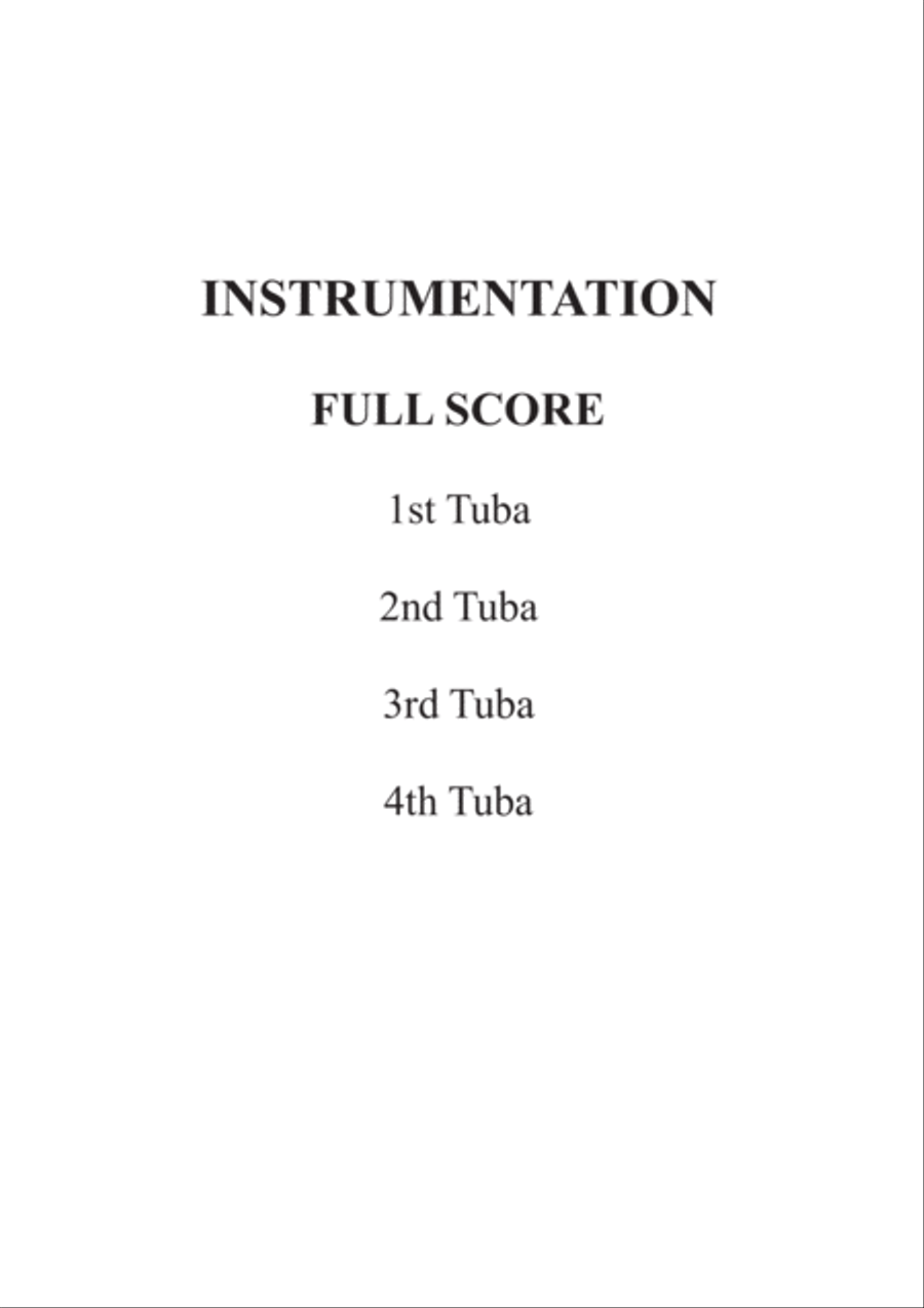 Spanish Dance from Swan Lake for Symphonic Tuba Quartet Tuba Quartet scores gallery preview page 2