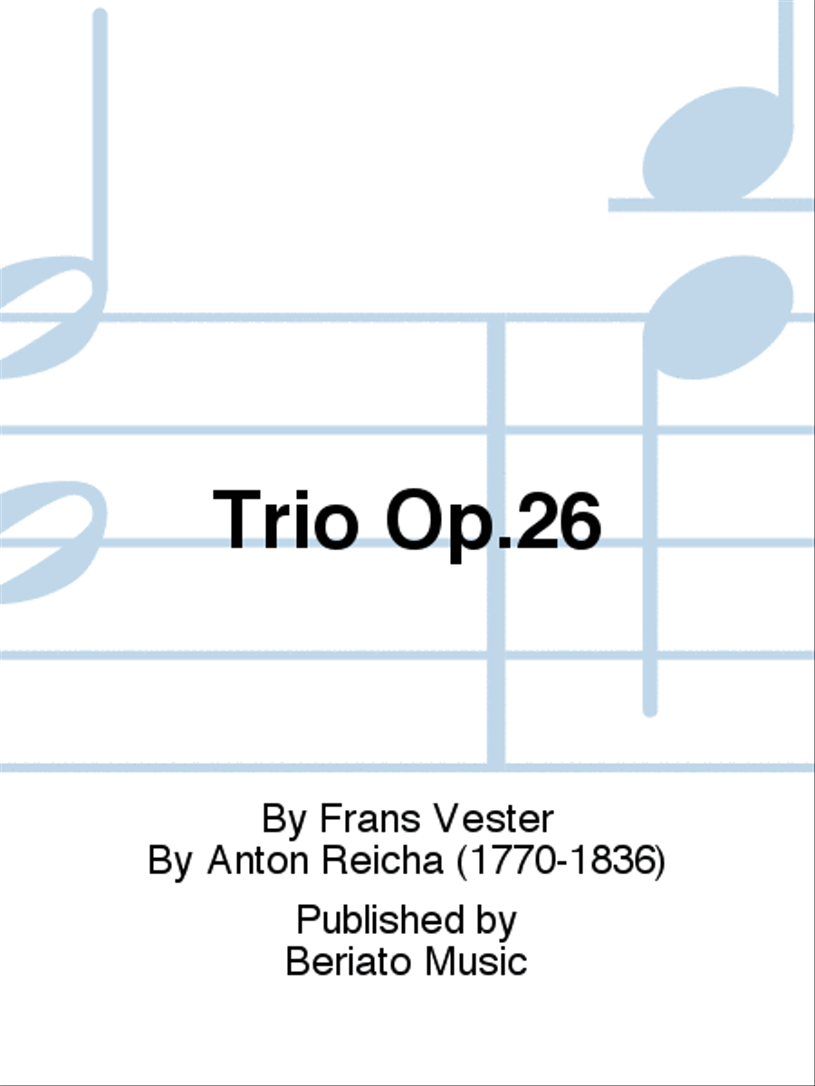 Trio Op.26 Flute Trio scores gallery preview page 1