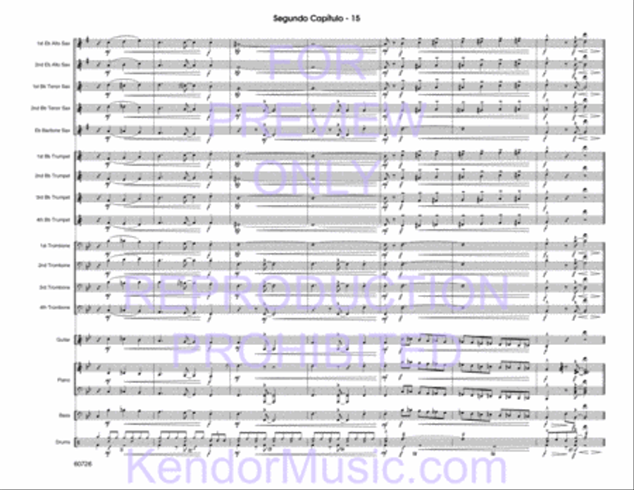 Segundo Capitulo Segundo Capitulo Jazz Ensemble scores gallery preview page 17