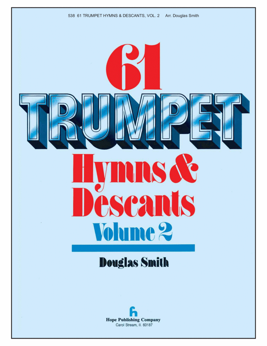 61 Trumpet Hymns and Descants, Vol. 2-Digital Download Trumpet Solo scores gallery preview page 1